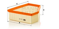 Luftfilter MANN-FILTER C 23 109