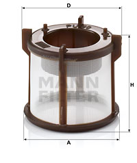 Bränslefilter MANN-FILTER PU 50 x