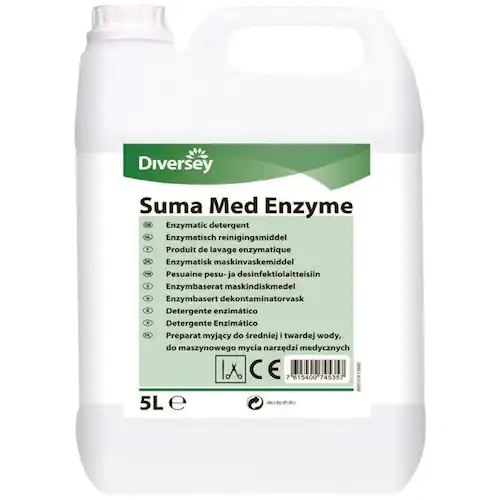 Diversey Maskindisk, Enzym, milt flytande rengöringsmedel för medicinska instrument, 5 l, set med 2 dunkförpackningar