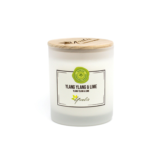 Yvelis Miljövänligt Doftljus Ylang Ylang & Lime Mellan (ca. 180 g)