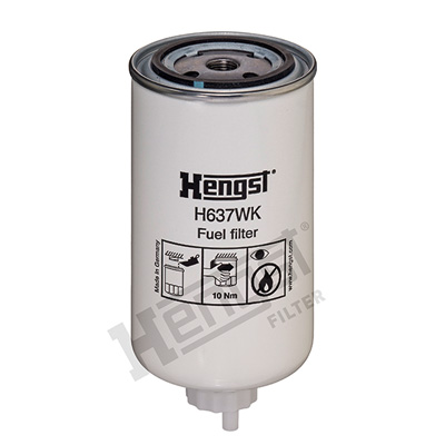 Bränslefilter HENGST FILTER H637WK