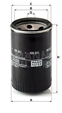 Bränslefilter MANN-FILTER WK 941 (10)