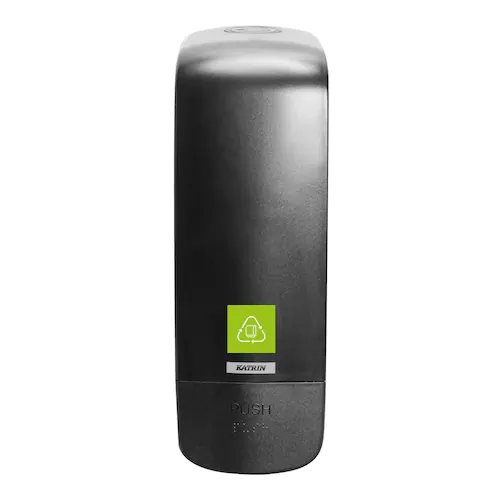 KATRIN Inclusive Dispenser för tvål, manuell, 1000ml, plast, svart