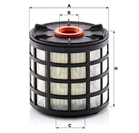 Bränslefilter MANN-FILTER PU 7011 z