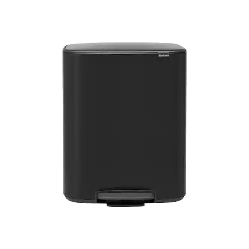 BRABANTIA Pedalhink Bo 2x30L Svart