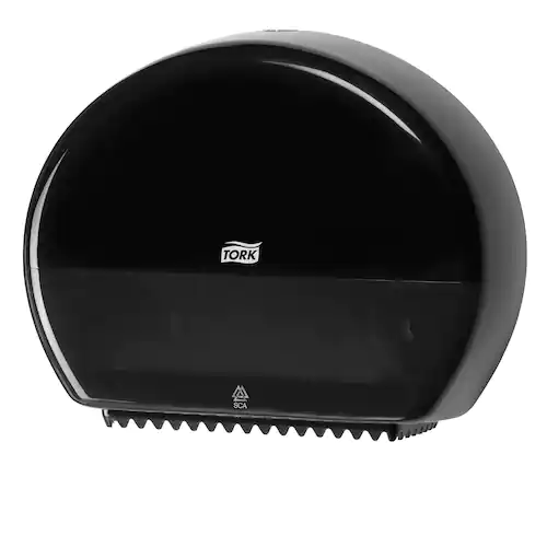 Tork Dispenser handdukar Elevation Jumbo, mini, plast, svart, 275 x 345 x 132 mm