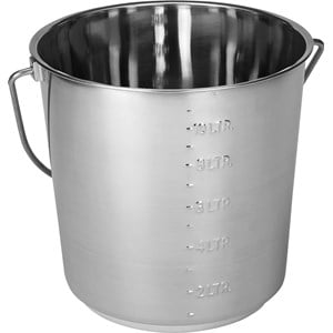Hink rostfri, 12,3 l