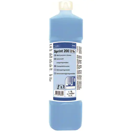 Taski Universalrengöringsmedel, TASKI Sprint 200, lösningsmedelsbaserat, 1 l, blått