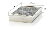 Kupéfilter MANN-FILTER CUK 2534