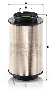 Bränslefilter MANN-FILTER PU 936/2 x