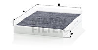 Kupéfilter MANN-FILTER CUK 2622
