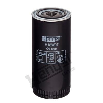 Oljefilter HENGST FILTER H18W07