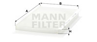 Kupéfilter MANN-FILTER CU 3455
