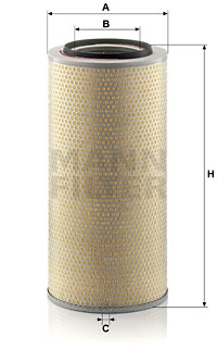 Luftfilter MANN-FILTER C 24 650/6