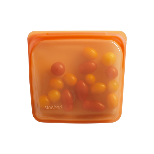 Stasher Bag Återanvändbar Förvaringspåse Silikon - Citrus, 18 x 19 cm