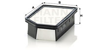 Luftfilter MANN-FILTER C 25 013