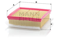 Luftfilter MANN-FILTER C 20 106/1