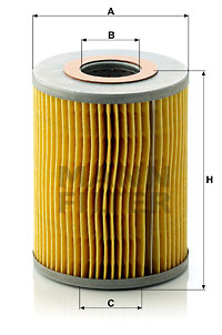 Oljefilter MANN-FILTER H 1038 x