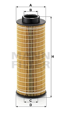 Oljefilter MANN-FILTER HU 1072 x