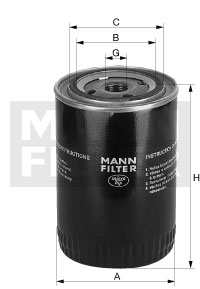 Oljefilter MANN-FILTER W 719/46