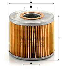 Oljefilter MANN-FILTER H 1017 n
