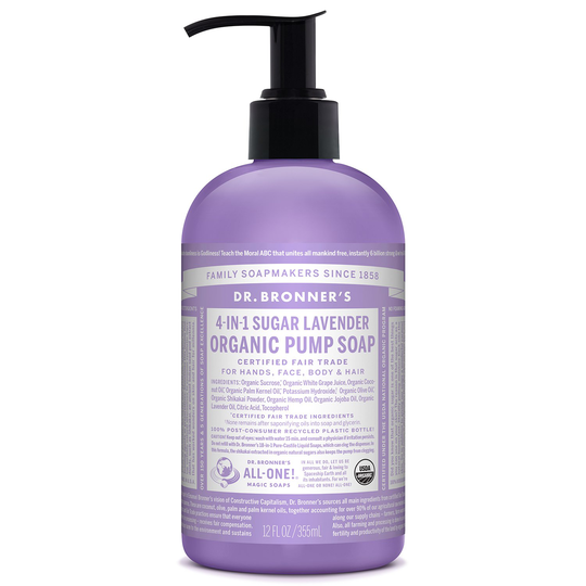 Dr. Bronner’s Organic Pump Soap Lavender 355 ml