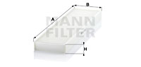Kupéfilter MANN-FILTER CU 4436