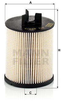 Bränslefilter MANN-FILTER PU 819/3 x