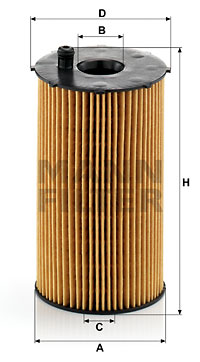 Oljefilter MANN-FILTER HU 934/1 x