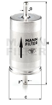 Bränslefilter MANN-FILTER WK 410