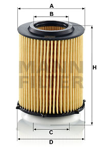 Oljefilter MANN-FILTER HU 7044 z