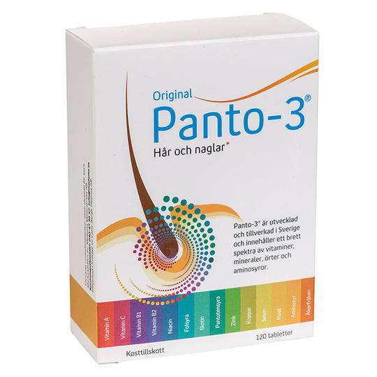 Panto-3 Original Hår & Naglar 120 tabletter