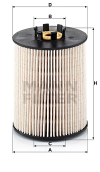 Bränslefilter MANN-FILTER PU 815 x