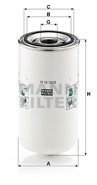 Oljefilter MANN-FILTER W 13 120/2