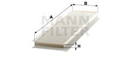 Kupéfilter MANN-FILTER CU 91 001