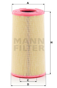 Luftfilter MANN-FILTER C 26 024 KIT