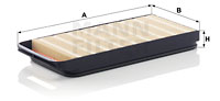 Sekundärluftfilter MANN-FILTER CF 45 001