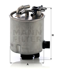 Bränslefilter MANN-FILTER WK 9027