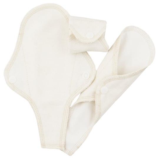 Imse Ekologiska Trosskydd för string - Natural, 3-pack