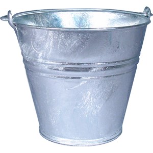 Hink galvaniserad, 11 l