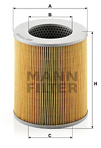Oljefilter MANN-FILTER H 15 111/2