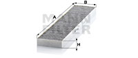 Kupéfilter MANN-FILTER CUK 5480