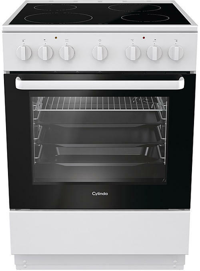 Cylinda S8362kst Glaskeramikspis - Vit