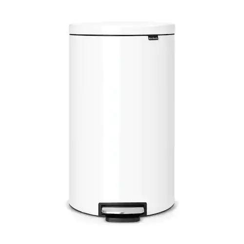 BRABANTIA Pedalhink Flatback+ 30L Vit