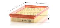 Luftfilter MANN-FILTER C 31 012