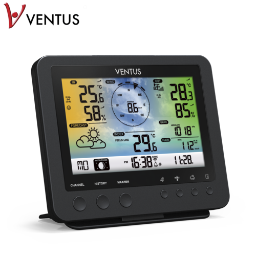 Ventus Wi-fi W832 5-i-1 Professional Sensor Väderstation