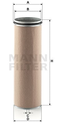 Sekundärluftfilter MANN-FILTER CF 2100