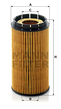 Oljefilter MANN-FILTER HU 718/2 x