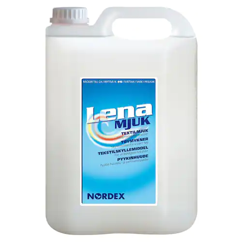NORDEX Sköljmedel Lena Soft för professionellt bruk, flytande koncentrat, grön, fräsch, 5l