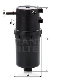 Bränslefilter MANN-FILTER WK 9016